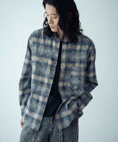 MEN'S BIGI / メンズビギ シャツ・ブラウス | ブリーチチェックシャツ