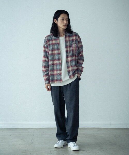 MEN'S BIGI / メンズビギ シャツ・ブラウス | ブリーチチェックシャツ | 詳細10