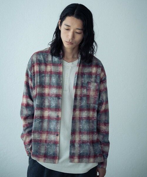 MEN'S BIGI / メンズビギ シャツ・ブラウス | ブリーチチェックシャツ | 詳細4