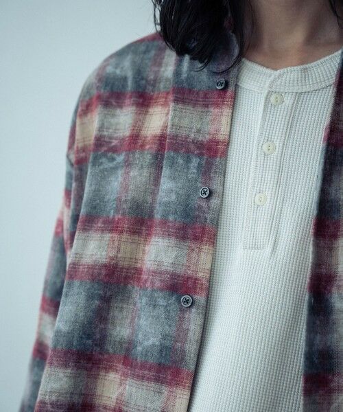 MEN'S BIGI / メンズビギ シャツ・ブラウス | ブリーチチェックシャツ | 詳細6