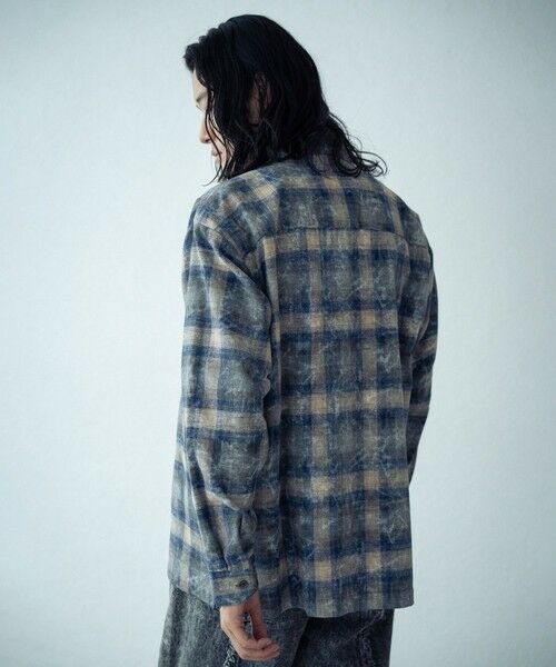 MEN'S BIGI / メンズビギ シャツ・ブラウス | ブリーチチェックシャツ | 詳細8