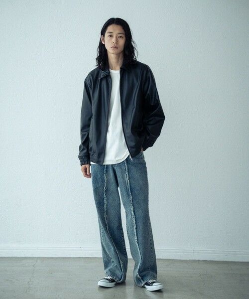MEN'S BIGI / メンズビギ ブルゾン | レギュラーカラー ボンバージャケット | 詳細5