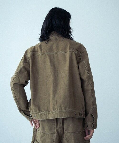 MEN'S BIGI / メンズビギ ブルゾン | 12ozコットンダックデトロイトジャケット | 詳細8