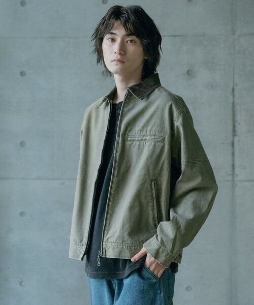 MEN'S BIGI / メンズビギ ブルゾン | 12ozコットンダックデトロイトジャケット | 詳細13