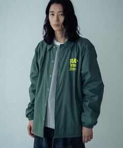 MEN'S BIGI / メンズビギ ブルゾン | リフレクタープリントナイロンコーチジャケット