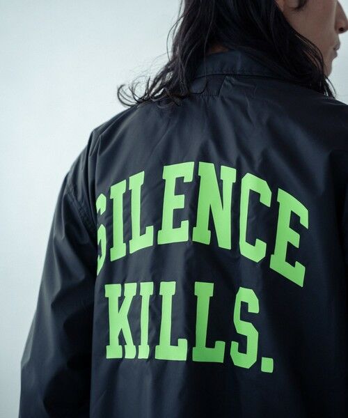 MEN'S BIGI / メンズビギ ブルゾン | リフレクタープリントナイロンコーチジャケット | 詳細5