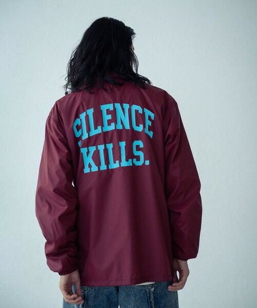 MEN'S BIGI / メンズビギ ブルゾン | リフレクタープリントナイロンコーチジャケット | 詳細12