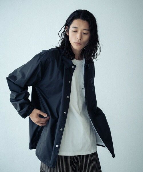 MEN'S BIGI / メンズビギ ブルゾン | リフレクタープリントナイロンコーチジャケット | 詳細17