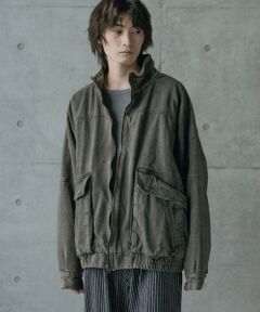 MEN'S BIGI / メンズビギ Gジャン・デニムジャケット | 12ozスラブデニムスタンドブルゾン