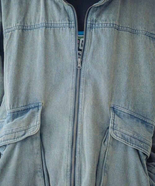 MEN'S BIGI / メンズビギ Gジャン・デニムジャケット | 12ozスラブデニムスタンドブルゾン | 詳細10
