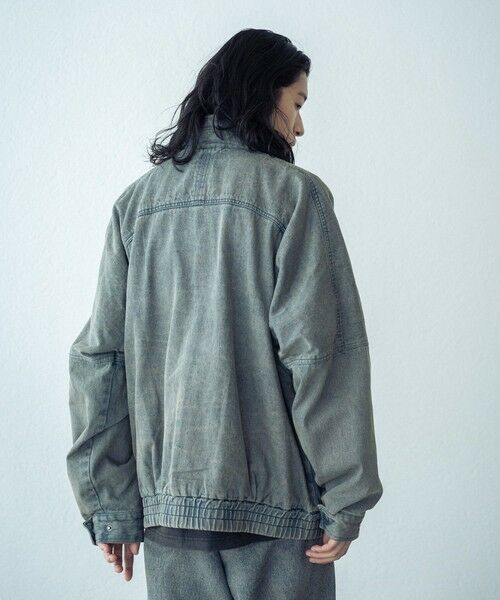 MEN'S BIGI / メンズビギ Gジャン・デニムジャケット | 12ozスラブデニムスタンドブルゾン | 詳細7