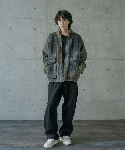 MEN'S BIGI / メンズビギ Gジャン・デニムジャケット | 12ozスラブデニムスタンドブルゾン | 詳細8