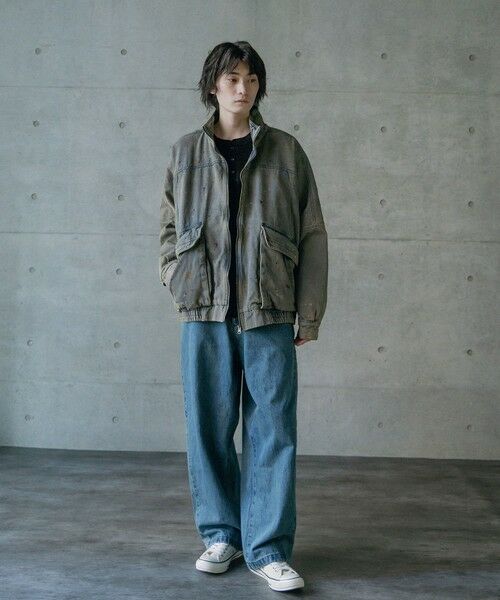 MEN'S BIGI / メンズビギ Gジャン・デニムジャケット | 12ozスラブデニムスタンドブルゾン | 詳細12