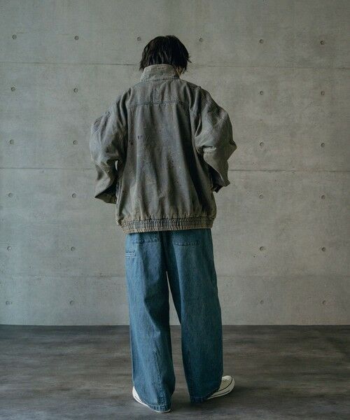 MEN'S BIGI / メンズビギ Gジャン・デニムジャケット | 12ozスラブデニムスタンドブルゾン | 詳細13