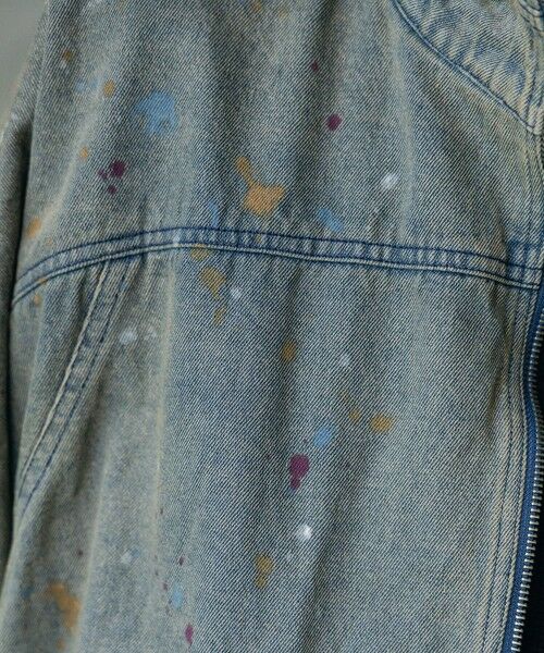 MEN'S BIGI / メンズビギ Gジャン・デニムジャケット | 12ozスラブデニムスタンドブルゾン | 詳細14