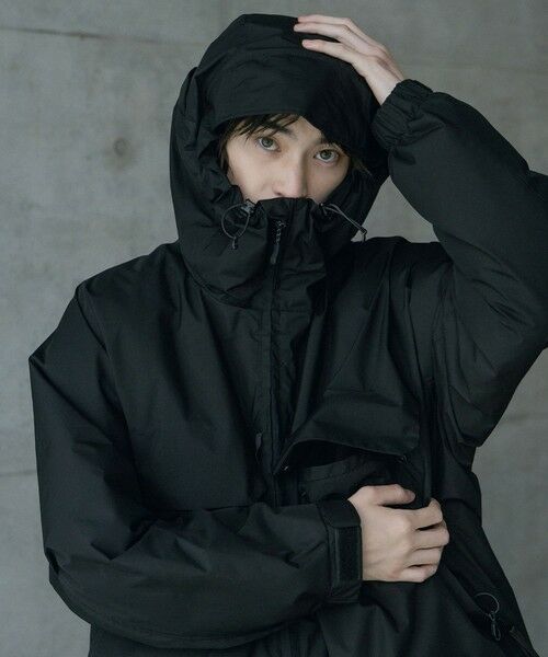 MEN'S BIGI / メンズビギ ダウンジャケット・ベスト | 【+phenix / プラスフェニックス別注】フィッシャーマンフードダウンジャケット | 詳細9