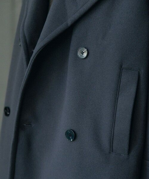 MEN'S BIGI / メンズビギ ブルゾン | フェイクメルトンオーバーサイズビッグカラーピーコート | 詳細6