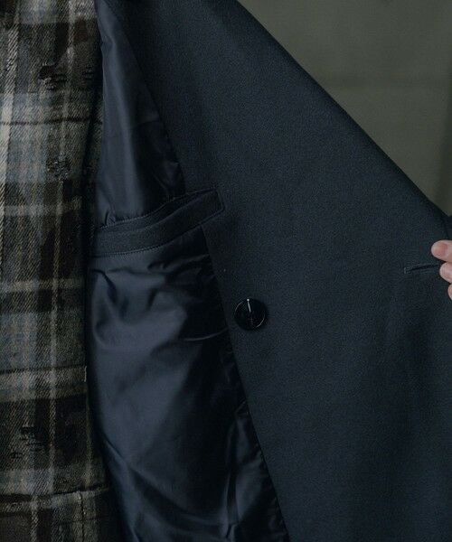 MEN'S BIGI / メンズビギ ブルゾン | フェイクメルトンオーバーサイズビッグカラーピーコート | 詳細7