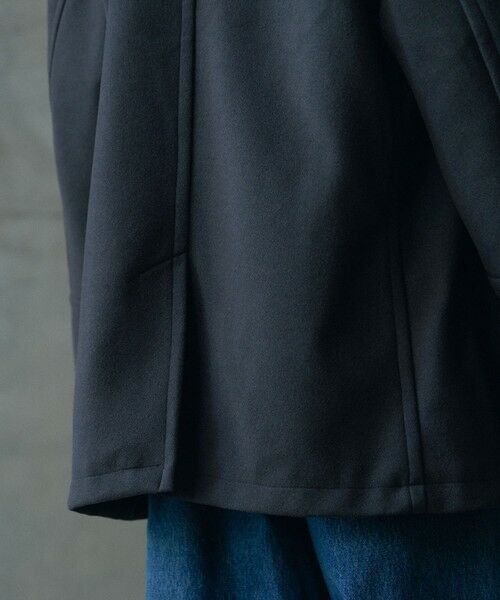 MEN'S BIGI / メンズビギ ブルゾン | フェイクメルトンオーバーサイズビッグカラーピーコート | 詳細8