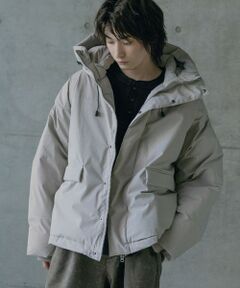 MEN'S BIGI / メンズビギ ダウンジャケット・ベスト | タスランポリエステル中綿フードブルゾン