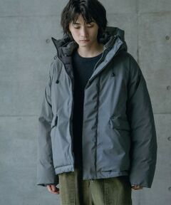 MEN'S BIGI / メンズビギ ダウンジャケット・ベスト | タスランポリエステル中綿フードブルゾン