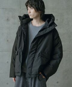 MEN'S BIGI / メンズビギ ダウンジャケット・ベスト | タスランポリエステル中綿フードブルゾン