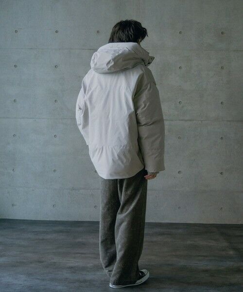 MEN'S BIGI / メンズビギ ダウンジャケット・ベスト | タスランポリエステル中綿フードブルゾン | 詳細3