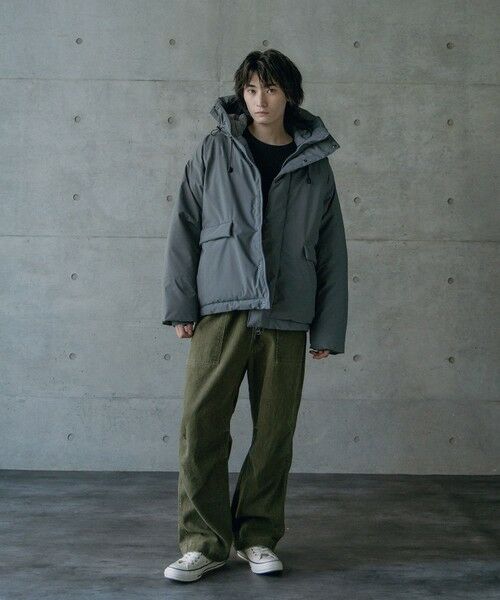 MEN'S BIGI / メンズビギ ダウンジャケット・ベスト | タスランポリエステル中綿フードブルゾン | 詳細7