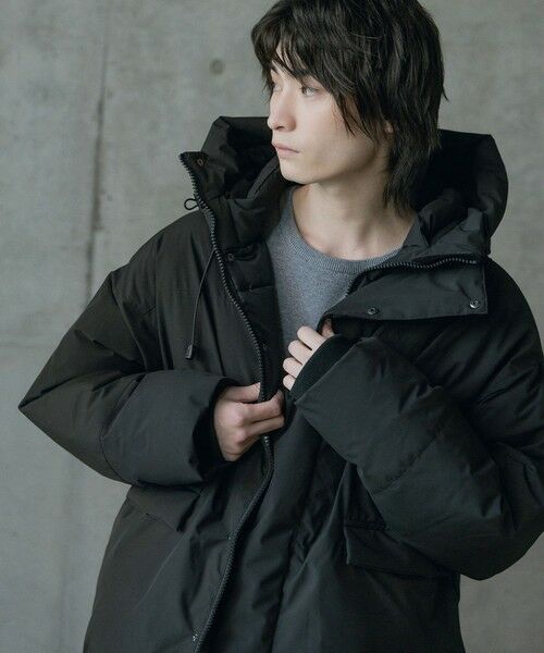 MEN'S BIGI / メンズビギ ダウンジャケット・ベスト | タスランポリエステル中綿フードブルゾン | 詳細14