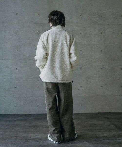 MEN'S BIGI / メンズビギ ブルゾン | ナイロンアンドフリースリバーシブルスタンドブルゾン | 詳細2