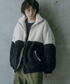 MEN'S BIGI / メンズビギ ブルゾン | Wシャギーフリーススタンドブルゾン