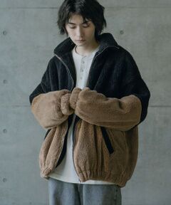 MEN'S BIGI / メンズビギ ブルゾン | Wシャギーフリーススタンドブルゾン