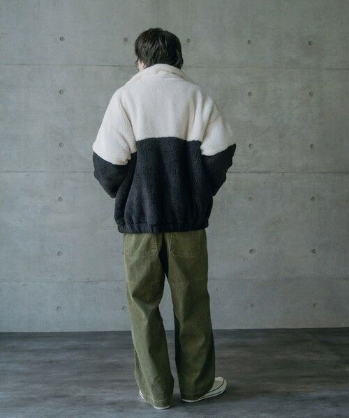 MEN'S BIGI / メンズビギ ブルゾン | Wシャギーフリーススタンドブルゾン | 詳細3