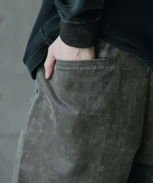 MEN'S BIGI / メンズビギ その他パンツ | スエードコーティングツータックワイドパンツ | 詳細5