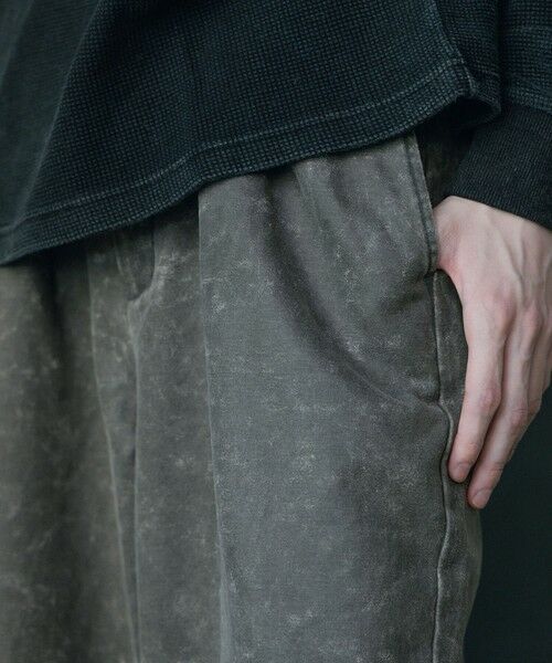 MEN'S BIGI / メンズビギ その他パンツ | スエードコーティングツータックワイドパンツ | 詳細6