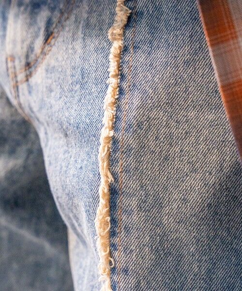 MEN'S BIGI / メンズビギ デニムパンツ | 12ozケミカルウォッシュワイド5Pデニム | 詳細13