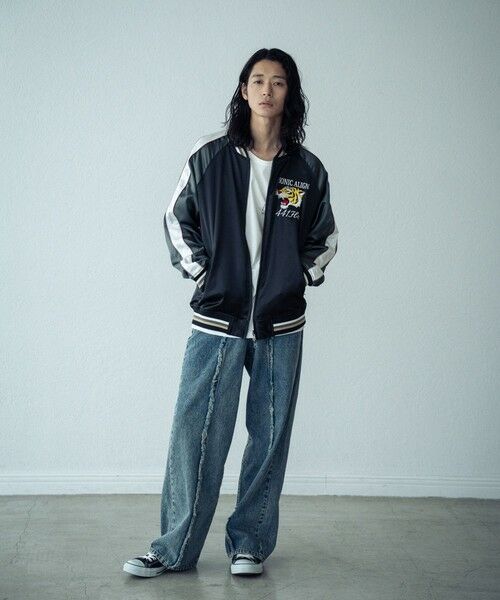 MEN'S BIGI / メンズビギ デニムパンツ | 12ozケミカルウォッシュワイド5Pデニム | 詳細6