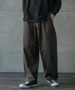 MEN'S BIGI / メンズビギ その他パンツ | ヘビーカツラギバレルレッグワイドパンツ