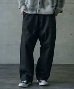MEN'S BIGI / メンズビギ その他パンツ | ヘビーカツラギバレルレッグワイドパンツ