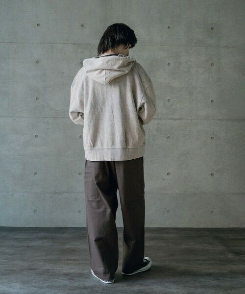 MEN'S BIGI / メンズビギ その他パンツ | ヘビーカツラギバレルレッグワイドパンツ | 詳細7