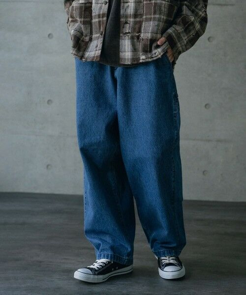 MEN'S BIGI / メンズビギ その他パンツ | ヘビーカツラギバレルレッグワイドパンツ | 詳細18