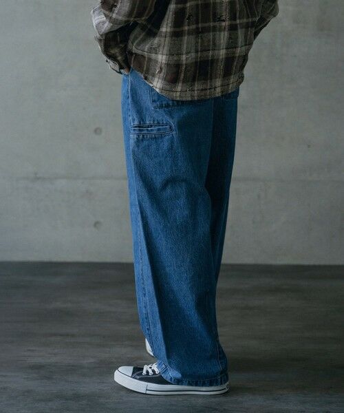 MEN'S BIGI / メンズビギ その他パンツ | ヘビーカツラギバレルレッグワイドパンツ | 詳細19