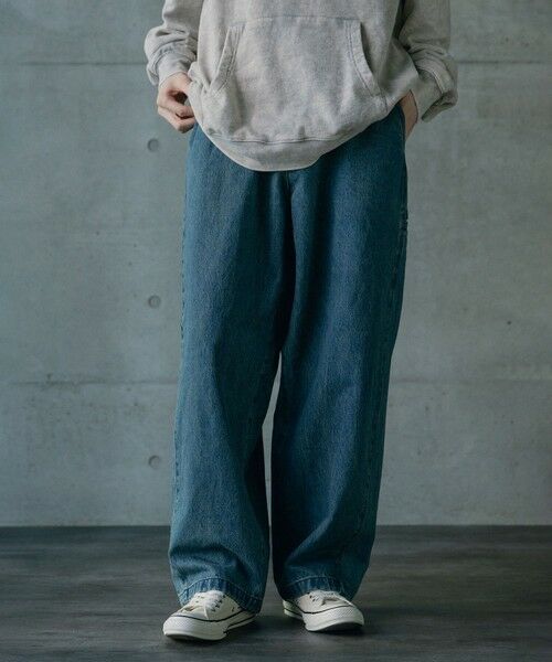 MEN'S BIGI / メンズビギ その他パンツ | ヘビーカツラギバレルレッグワイドパンツ | 詳細30