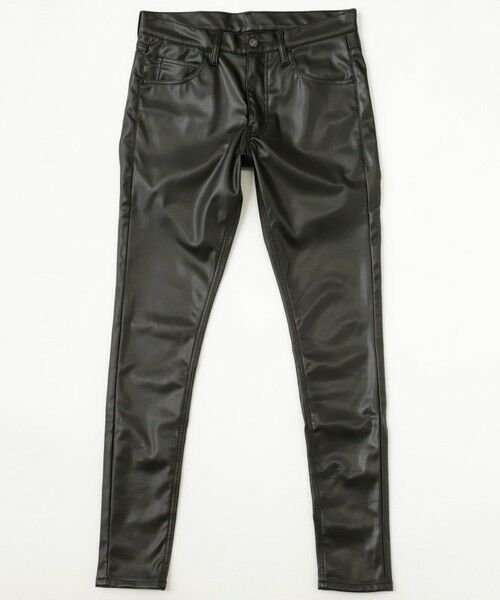 MEN'S BIGI / メンズビギ その他パンツ | 【ハイパーストレッチスキニー】シンセティックレザーパンツ ジェギンス | 詳細15