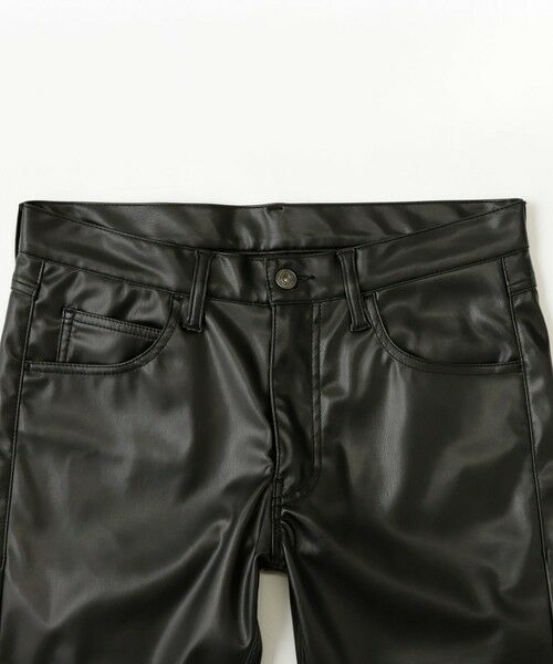 MEN'S BIGI / メンズビギ その他パンツ | 【ハイパーストレッチスキニー】シンセティックレザーパンツ ジェギンス | 詳細17
