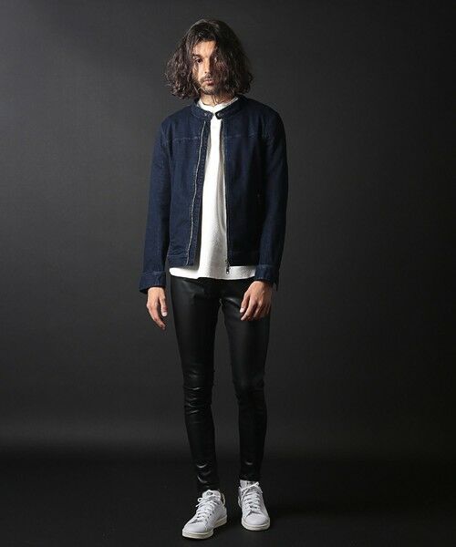 MEN'S BIGI / メンズビギ その他パンツ | 【ハイパーストレッチスキニー】シンセティックレザーパンツ ジェギンス | 詳細5