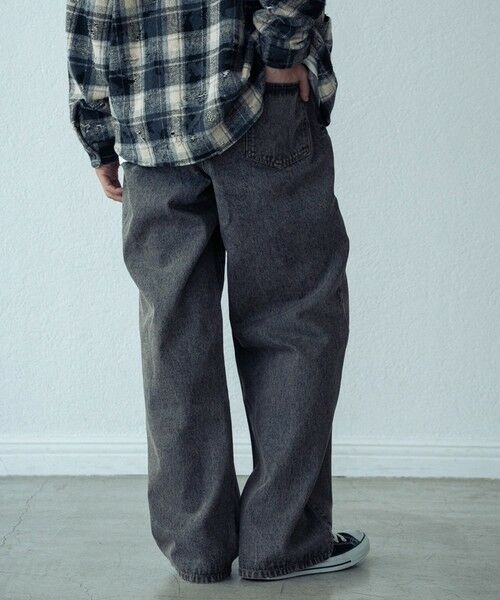 MEN'S BIGI / メンズビギ その他パンツ | 12ozスラブデニム5ポケットワイドストレートパンツ | 詳細5