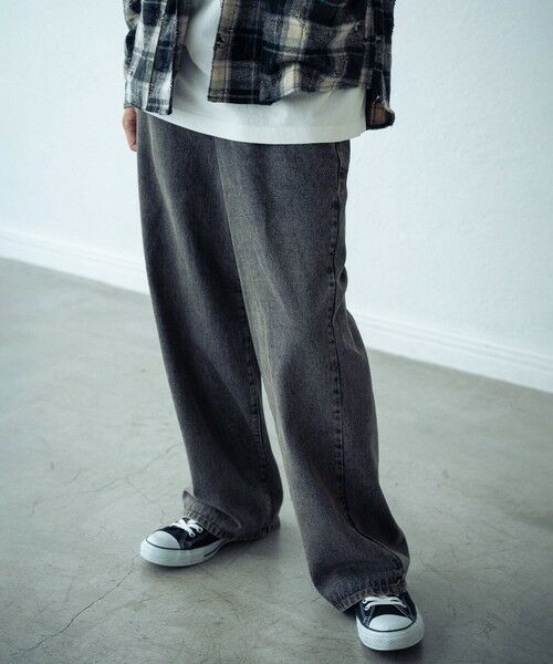 MEN'S BIGI / メンズビギ その他パンツ | 12ozスラブデニム5ポケットワイドストレートパンツ | 詳細6