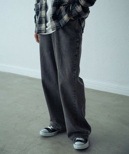 MEN'S BIGI / メンズビギ その他パンツ | 12ozスラブデニム5ポケットワイドストレートパンツ | 詳細7