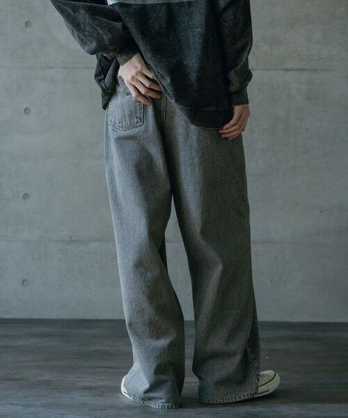 MEN'S BIGI / メンズビギ その他パンツ | 12ozスラブデニム5ポケットワイドストレートパンツ | 詳細13